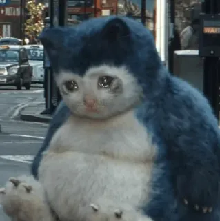 😭 Snorlax Pokemon, Snorlax, crying, sad, anime telegram sticker