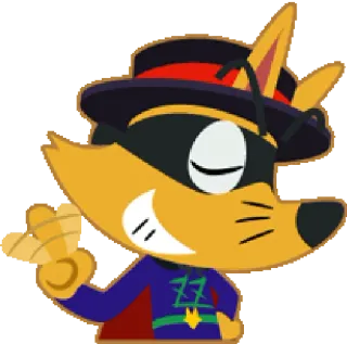 😏 cartoon, fox, middle finger, gesture, offensive whatsapp sticker