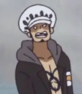🤌 Trafalgar Law One Piece Anime, Manga, One Piece, Trafalgar Law, Naklejka, Śmieszne whatsapp sticker