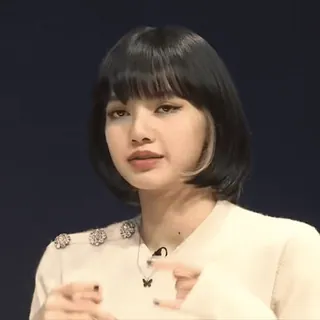 🖤 Lisa kpop, lisa, blackpink, idol, cantante, asiática, mujer telegram sticker