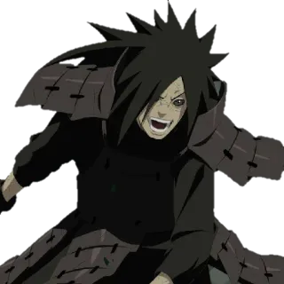 🤬 Madara Uchiha Naruto Anime, Ninja, Madara Uchiha, Manga, Walka, Zły telegram sticker