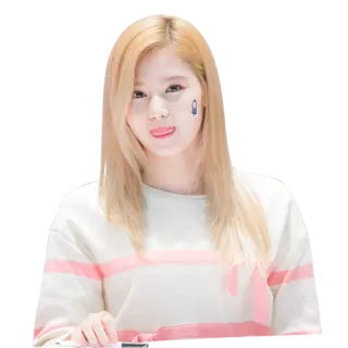 😛 wanita, potret, orang, rambut pirang, sana telegram sticker