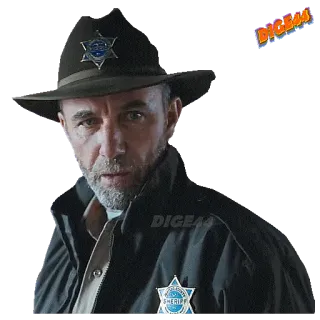 👮‍♀️ DIGEA44 xerife, polícia, chapéu, oficial, retrato telegram sticker