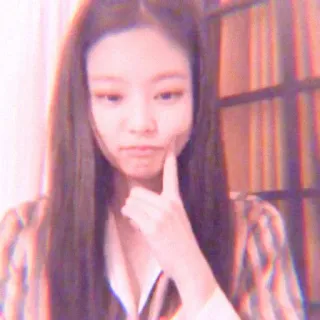 🌹 Jennie K-pop, Jennie Kim, Selfie, Thần tượng, Dễ thương, Cô gái telegram sticker