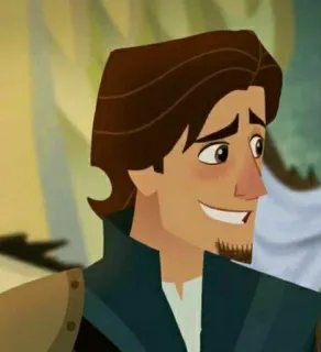 🖇 Eugene Fitzherbert Tangled Eugene Fitzherbert, Flynn Rider, Enredados, Disney, Dibujos animados, Animación telegram sticker