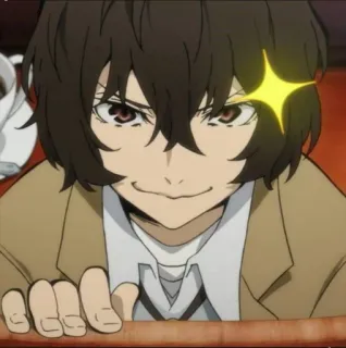 🥂 Osamu Dazai Bungo Stray Dogs Anime, Dazai, Bungo Stray Dogs, Manga, Charakter whatsapp sticker