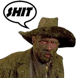 💩 SHIT swear word, offensive, speech bubble telegram sticker