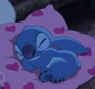 😴 Stitch Lilo & Stitch стич, лило и стич, диcней, спящий, милый, инопланетянин telegram sticker