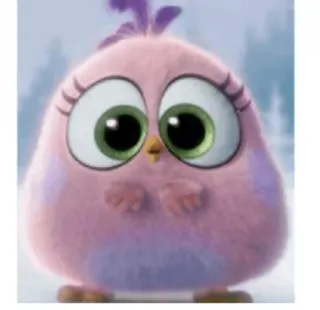 🤲 Stella Angry Birds Stella, Angry Birds, vogel, roze, cartoon, schattig whatsapp sticker
