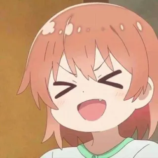 🐿 Anime, Dessin animé, Mignon, Fille, Manga, Kawaii, Joyeux whatsapp sticker