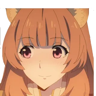 😊 Raphtalia The Rising of the Shield Hero anime, cartoon, cute, fantasy, raphtalia, the rising of the shield hero telegram sticker