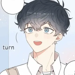 🦢 turn anime style, portrait, cartoon, manga, cute telegram sticker