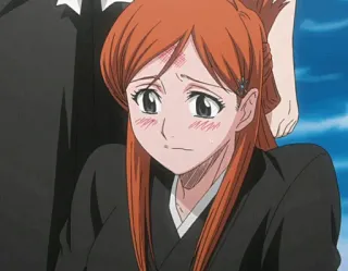 🙂 Orihime Inoue Bleach anime, Bleach, Orihime Inoue, manga, animated series telegram sticker