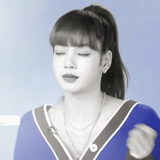 🥯 Lisa kpop, певица, blackpink, лиса, женщина, портрет telegram sticker