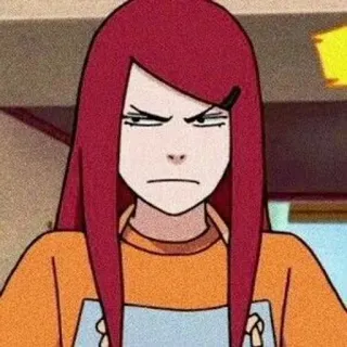 🌟 Kushina Uzumaki Naruto anime, kushina, uzumaki, naruto, angry, cartoon telegram sticker