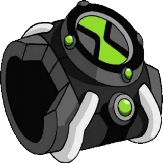 😎 Ben 10 Omnitrix Бен 10, Мультфильм, Омнитрикс, Часы, Пришелец, Устройство telegram sticker