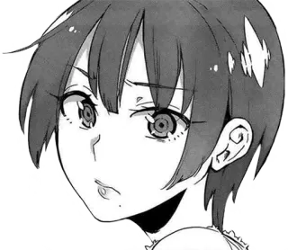 😐 アニメ, 女の子, 漫画, キャラクター, イラスト, アート whatsapp sticker
