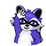 Raccoon @steamify telegram stickers