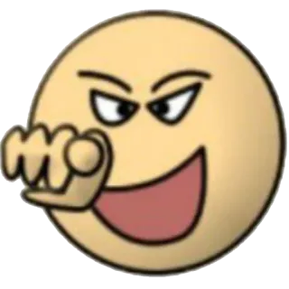👈 Emoji, Menace, Colère, Pointage whatsapp sticker
