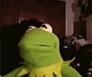 😐 Kermit Kermit la Rana, Muppet, Rana, Meme telegram sticker