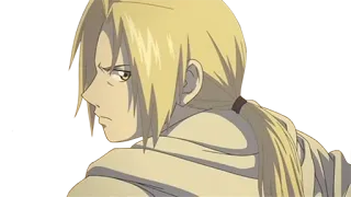 😏 Edward Elric Fullmetal Alchemist Anime, Fullmetal Alchemist, Edward Elric, Karakter, Kartun telegram sticker