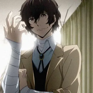 🪜 Osamu Dazai Bungou Stray Dogs Anime, Manga, Dazai, Bungou Stray Dogs, Osamu Dazai, Personaje, Animación Japonesa telegram sticker