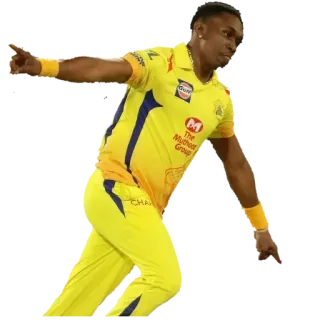 🏆 Cricket, Sport, Atleta, Maglia gialla, Squadra di cricket indiana telegram sticker