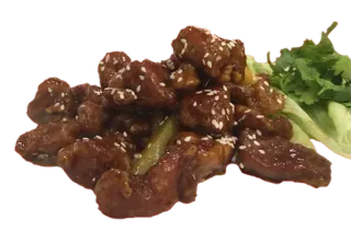 🍛 food, sesame, asian food, meat, chicken, cooked, sesame seeds telegram sticker
