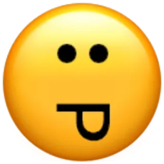☠️ Emoji, Twarz, Język, Wyraz, Uśmiech telegram sticker