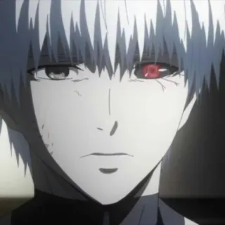 ⛈ Ken Kaneki Tokyo Ghoul Anime, Manga, Tokyo Ghoul, Ken Kaneki, Ghoul, Charakter telegram sticker