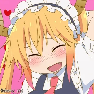 ☺️ Tohru Miss Kobayashi's Dragon Maid telegram sticker