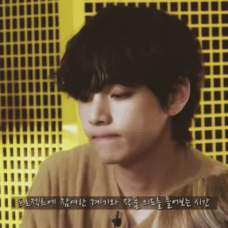 😖 프로젝트에 참여한 계기와 작품 의도를 들어보는 시간 person, promi, kpop, männlich, sänger, schauspieler telegram sticker
