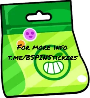 ℹ️ FOR MORE INFO T.ME/BSPINSTICKERS stickers, telegram, info, green telegram sticker