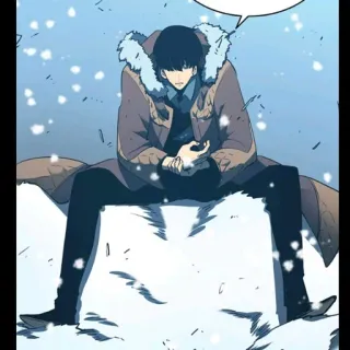 🍷 Sung Jinwoo Solo Leveling anime, solo leveling, hunter, fantasy, manhwa telegram sticker