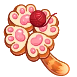 ๐ Cat Cookie Cookie Run cookie run, cat, paw, yarn, cute, gingerbread, cookie, pet whatsapp sticker