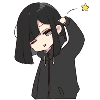🦄 Anime, Garota, Desenho animado, Fofo, Mangá, Personagem, Animação telegram sticker