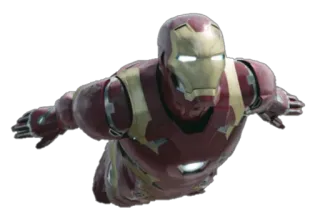 🏏 Iron Man supereroe, Marvel, Iron Man, Avengers, volare, armatura telegram sticker