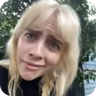 🤨 Billie Eilish telegram sticker
