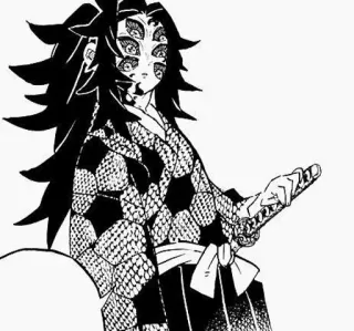 🌓 Kokushibo Demon Slayer quỷ, anime, manga, kiếm, Kokushibo, Thanh Gươm Diệt Quỷ telegram sticker