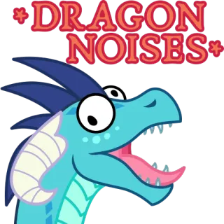 🐲 DRAGON NOISES naga, suara, kartun, fantasi, binatang, stiker telegram sticker