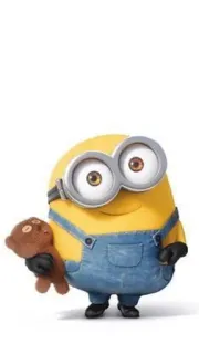 🌟 Minion Minion, Ich einfach unverbesserlich, Cartoon, animiert, süß, gelb, Teddybär telegram sticker