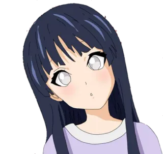 👀 Hinata Hyuga Naruto 애니메이션, 만화, 팬아트, 만화 telegram sticker
