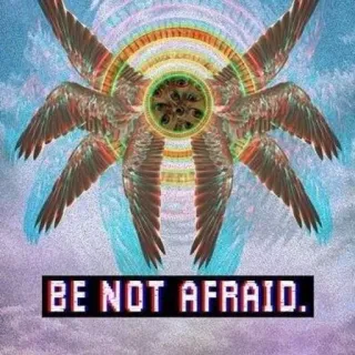😇 Biblically accurate angel BE NOT AFRAID. telegram sticker