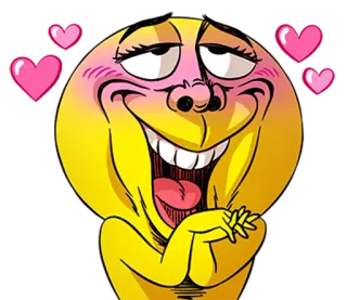 😍 Hoạt hình, Tình yêu, Biểu cảm, Hạnh phúc, Dễ thương telegram sticker