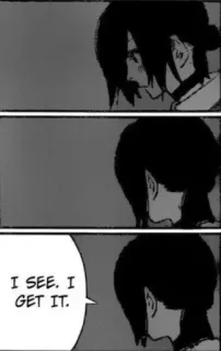 🤍 I SEE. I GET IT. Manga, Anime, Espressione, Comprensione, Cartone animato whatsapp sticker