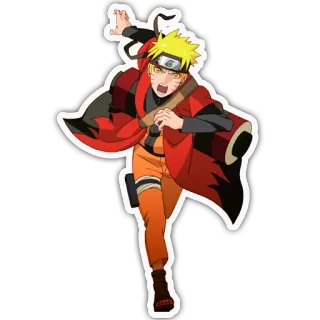 🏃 Naruto Uzumaki Naruto naruto, anime, ninja, uzumaki, adesivo, mangá, animação japonesa telegram sticker