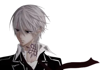 😪 Zero Kiryu Vampire Knight Anime, Vampiro, Zero Kiryu, Gótico, Sangre telegram sticker