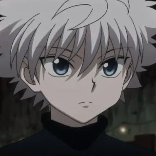@stikeranimex - killua telegram stickers