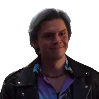 😊 Quicksilver Marvel, super-héros, X-Men, mutant, cheveux argentés, Vif-Argent telegram sticker