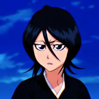💈 Rukia Kuchiki Bleach Anime, Manga, Bleach, Rukia Kuchiki, Cartoon, Charakter whatsapp sticker